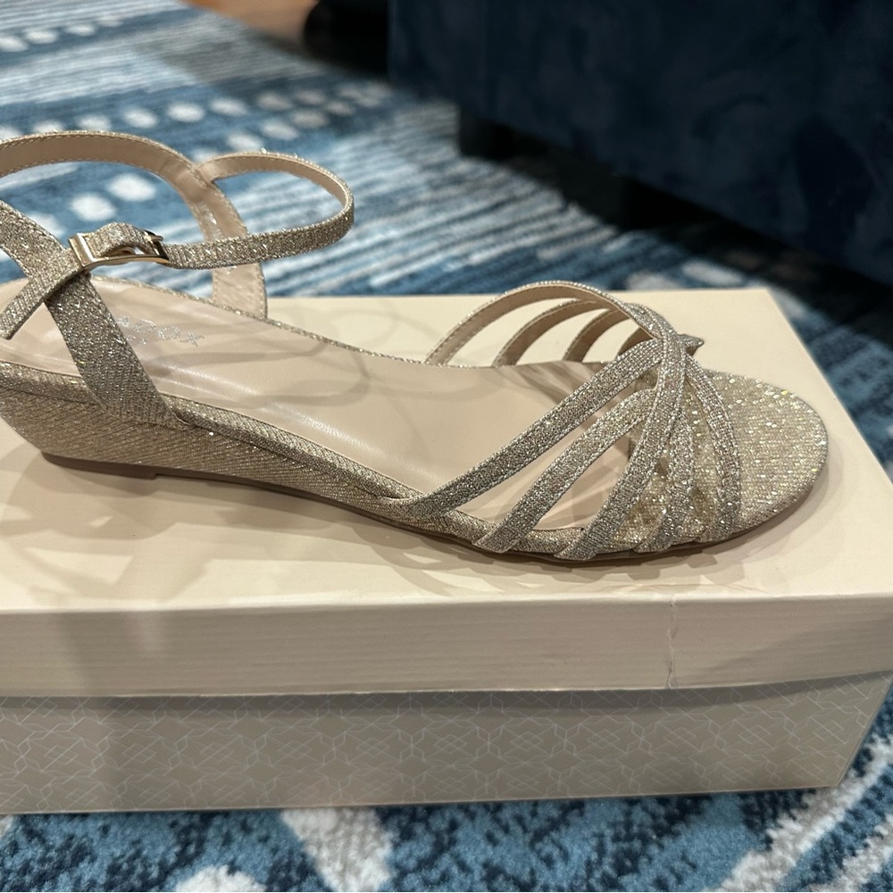 Paradox Gold Sandals with Intricate Straps